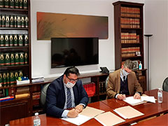 firma del acuerdo