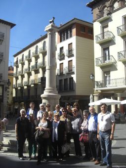 En la plaza del "Torico"